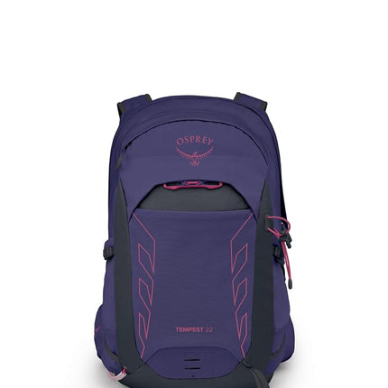 Osprey Women's Tempest 22 Lightweight Hiking Backpack, Deep Fig/Hotspot Pink, One Size