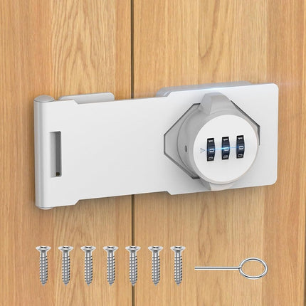 MeBantoo Household Cabinet Password Hasp Locks, Ca