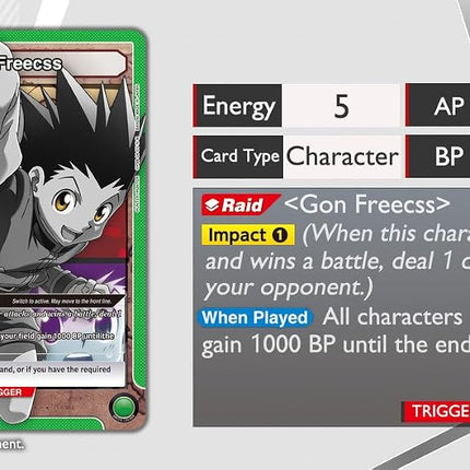 BANDAI Union Arena English TCG: Hunter X Hunter - Starter Deck - 50 Cards