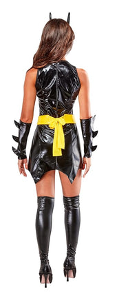 Rubies 888440 Official Batgirl Batman Ladies Adult Costume Small,Black Halloween