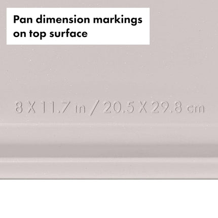 OXO Good Grips Non-Stick Pro Ceramic Coated Metal Bakeware Quarter Sheet Pan, Storm Blue, 24 x 35cm