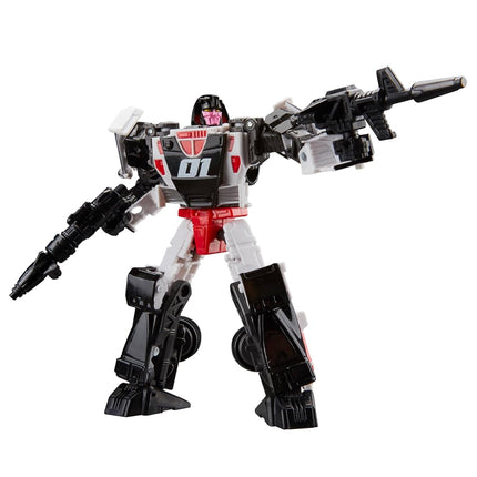 Transformers Age of The Primes Deluxe Class Decepticon Crasher, 5.5-inch Converting Action Figure, Robot Toys for Ages 8+, Collectible Toys