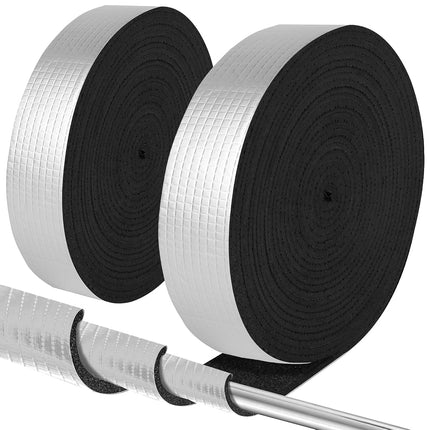 Pipe Insulation Wrap 2" Wide X 32.8 Ft Outdoor Foa