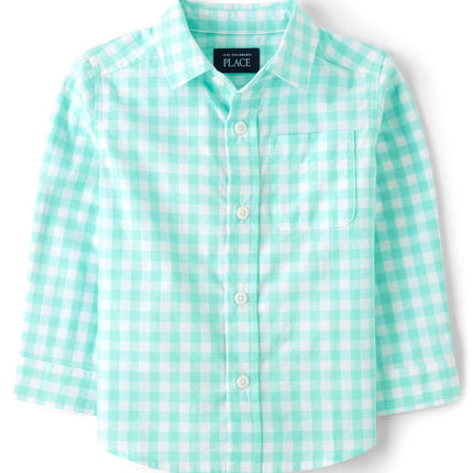 The Children's Place Boys' and Toddler Poplin Long