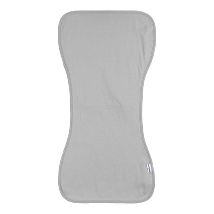 Gerber Baby Unisex Burp Cloths 5-Pack, White Black, Size 10.5" x 21"
