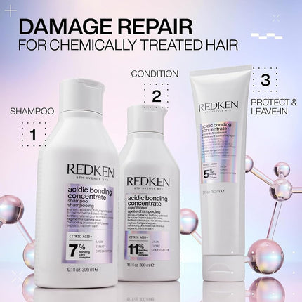 Redken Bonding Conditioner for Damaged Hair Repair, Acidic Bonding Concentrate, For All Hair Types