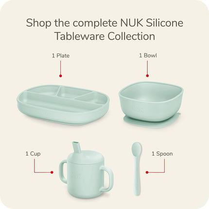 NUK Silicone Baby Suction Plates