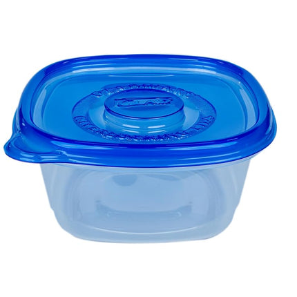 Glad GladWare Tall Entrée Food Storage Containers | Large Square Containers for Food | Strong and Sturdy Large Meal Storage Holders, 42 Ounce - 3 Count