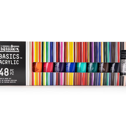 Liquitex 101048 Basics Acrylic Paint Tube 48-Piece