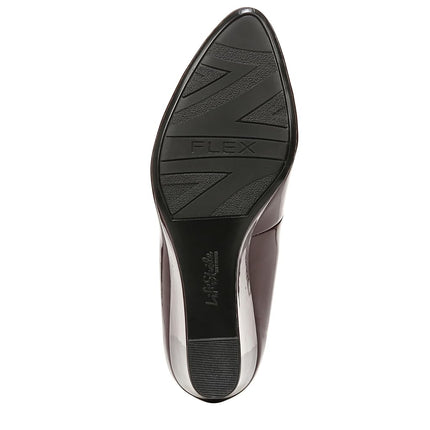 LifeStride Womens Gio Wedge Pumps, Pinot Noir, 8