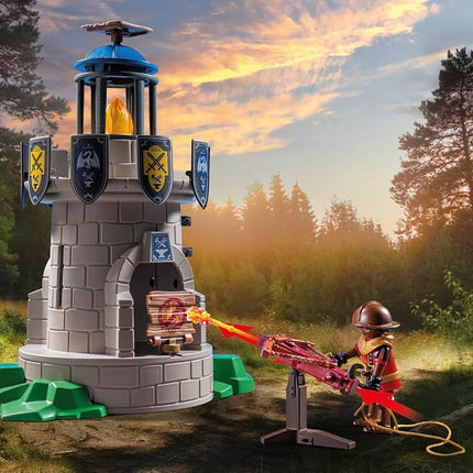 Playmobil Knight's Tower with Blacksmith and Dragon