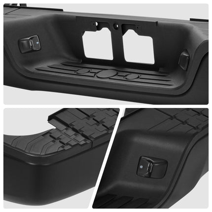 DNA MOTORING Rear Step Bumper Assembly Compatible with 07-13 Tundra, TO1103115, Black, RBUM-TTUN07-01-BK