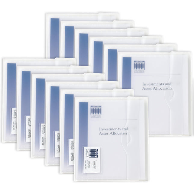 Avery Translucent Document Wallet, Clear Travel Do