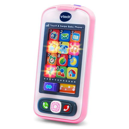 VTech Touch & Swipe Baby Phone - Pink