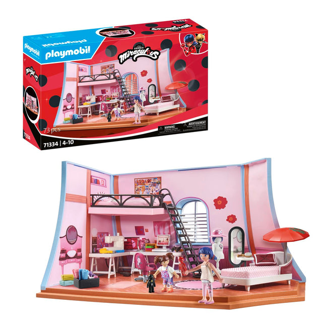 Playmobil 71334 Miraculous: Marinette's Loft, colo