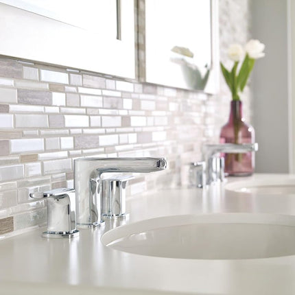 Moen Rizon Two-Handle Widespread Bathroom Faucet Without Valve - Faucet Parts, Chrome (T6920)