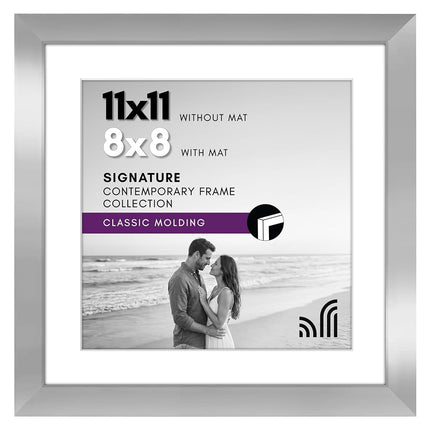 Americanflat 11x11 Picture Frame with Shatter-Resi
