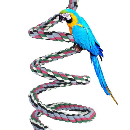 240cm Length Colorful Cotton Bendable Rope Perch S