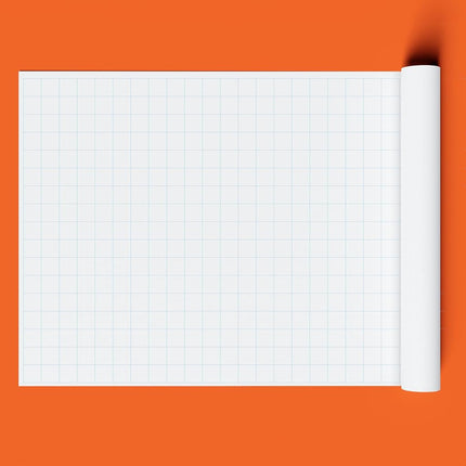 Geyer Instructional Products - 36" x 120" Large Graph Paper Roll, 2" Blue Grid, Ideal for School Classroom Graphing, Designing Blueprints and Floorplans, Tabletop Gaming and Custom Mapping