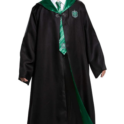 DISGUISE unisex adult Slytherin Costume Outerwear, Black & Green, Extra Small 14-16 US