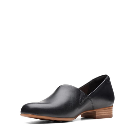 Clarks Women's Juliet Palm Loafer, Black Leather, 4 UK