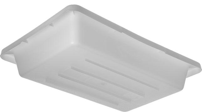 Recipiente de almacenamiento de alimentos Carlisle FoodService Products Storplus con diseño apilable para almacenamiento, 2 galones, blanco (paquete de 6)