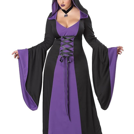 California Costumes Plus-Size Deluxe Hooded Robe, 