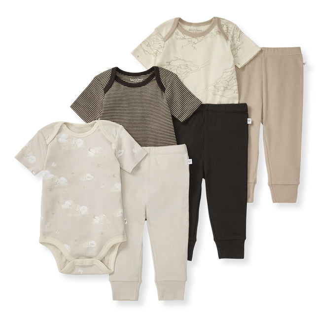 Burt's Bees Baby Bodysuit and Pant Set, 100% Organ