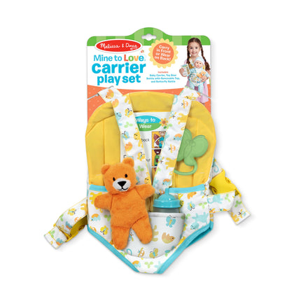 Melissa & Doug Mine to Love Set de Juego Portabebés, Multicolor, Talla Única