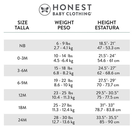 HonestBaby 5 Pack Girls Short Sleeve Bodysuit 100% Organic Cotton Baby Bodysuit, Sunset Beach, 0 mois