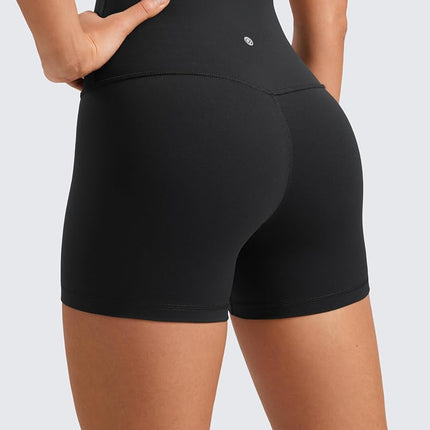 CRZ YOGA Butterluxe Biker Shorts 4" Black 10