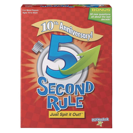 PlayMonster 5 Second Rule 10th Anniversary