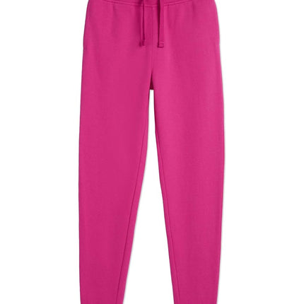 Nautica Girls' Fleece Sweatpants, Functional Pockets, Elastic Waistband & Drawstring Closure, Rose, 7