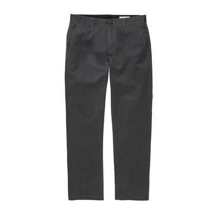 Volcom Men's Frickin Modern Fit Stretch Chino Pant, Charcoal 1, 28W x 30L
