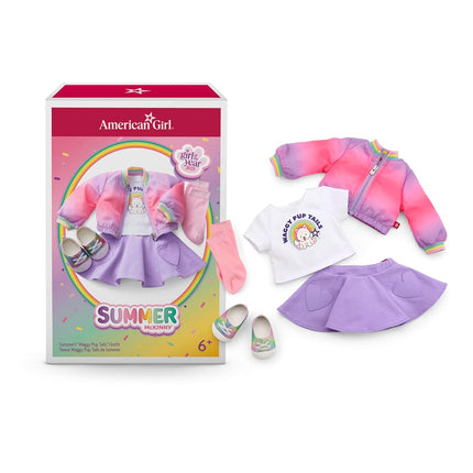 American Girl Summer’s Waggy Pup Tails Outfit for 18-inch Dolls (Girl of The Year 2025)