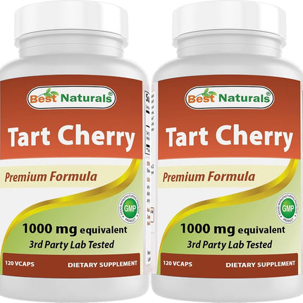 Best Naturals Tart Cherry Extract 1000 mg 120 Caps