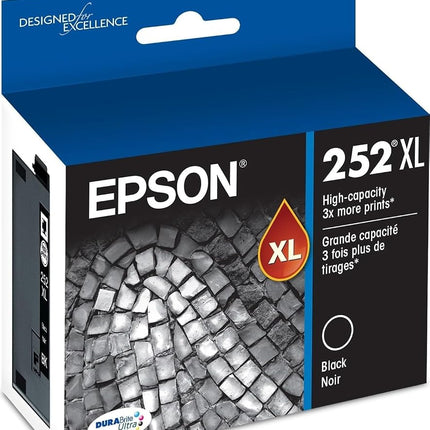 Epson T252XL120 DURABrite Ultra Black High Capacity Cartridge Ink
