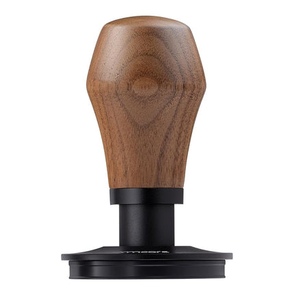 Normcore 53.3mm Espresso Coffee Tamper V4 - Spring Loaded Tamper with Titanium PVD Coating Ripple Base -15lb / 25lb / 30lbs Replacement Springs, Genuine American Walnut Handle