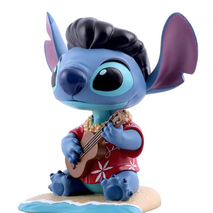 NECA Disney's Lilo & Stitch 6.5" Blue Hawaiian Elvis Stitch Head Knocker Bobblehead