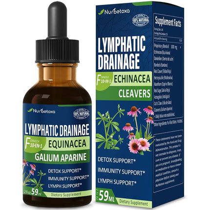Nurbetoxa Cleavers Lymphatic Drainage Drops for Ly