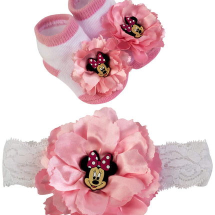 Disney Baby Minnie Mouse Polka Dot Flower Headwrap