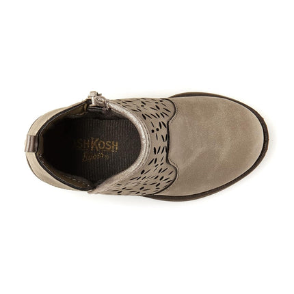 OshKosh B'Gosh Girl's Estell Ankle Boot, Taupe, 5 US Toddler
