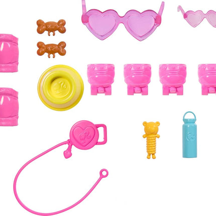Barbie Pets Skate and Run Brunette Doll