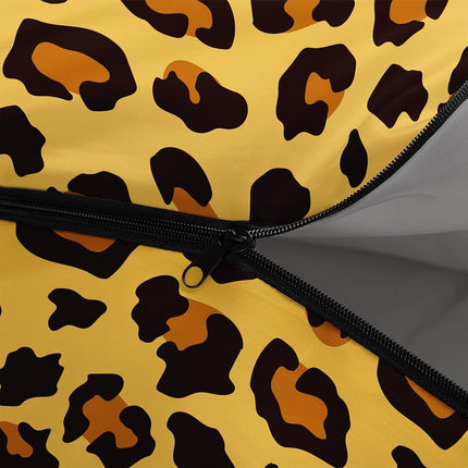 QOOMO Leopard Printed Waterproof Sleeping Bags for Adults & Kids,Printed Camping Sleeping Bags, 3 Season Warm & Cool Weather,Lightweight,Traveling,and Outdoors,Camping Gear Equipment,31x90inch