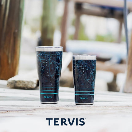 Vaso de viaje Tervis Traveler USA Pride de acero inoxidable de triple pared con aislamiento, mantiene las bebidas frías y calientes, 887 ml