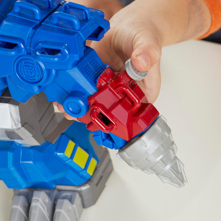 Transformers Aventuras Dinobot Optimus Prime T-Rex Juguete transformable con luces y sonidos, figura de acción de más de 22 cm, a partir de 3 años
