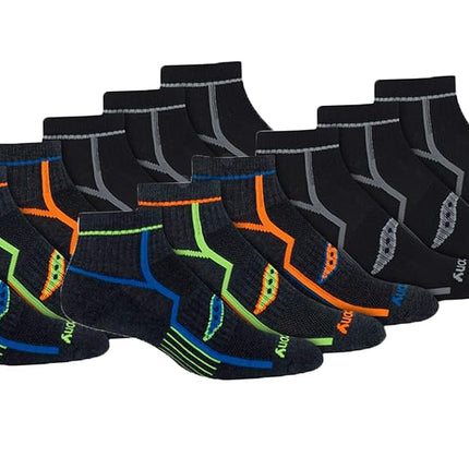 Saucony Men's Rundry Bolt Performance Quarter Sock