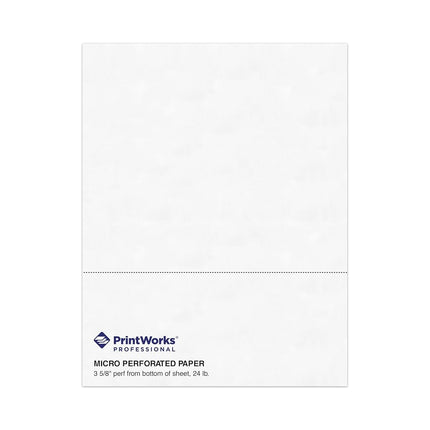 Printworks Professional Office Paper, Perforated 3