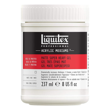 Liquitex Matte Super Heavy Gel Medium, 8-Ounce
