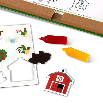 Play, Draw, Create - Farm Fun [Toy] [Sep 24, 2019] Melissa & Doug